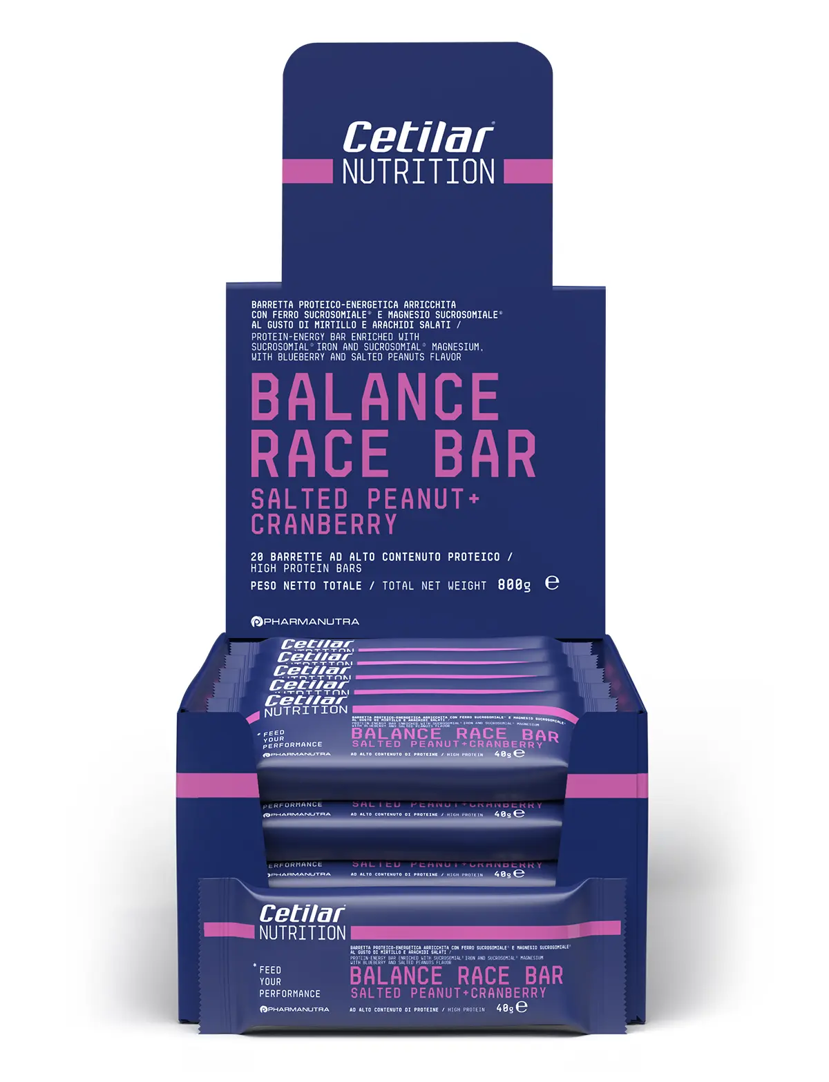 Balance Race Bar Salted Peanut+Cranberry